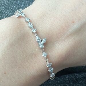 PANDORA Sparkling Herbarium Cluster Chain Bracelet